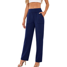 Pantalón de Yoga Acampanado de Cintura Alta con Bolsillos