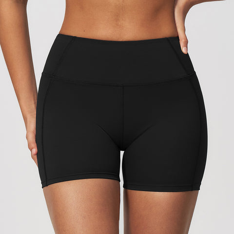 Shorts deportivos moldeadores de cintura alta