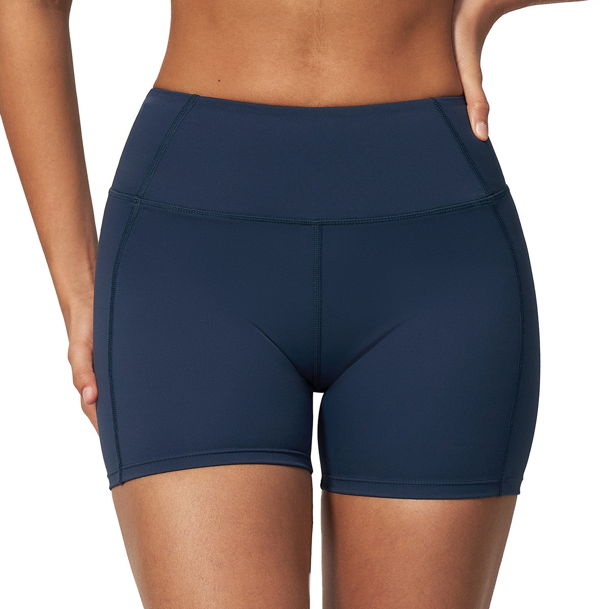 Shorts deportivos moldeadores de cintura alta