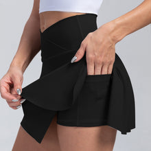 Falda short de tenis cruzada