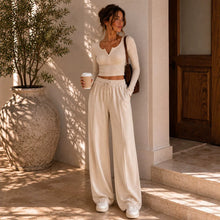 Conjunto Canalé Top y Pantalón Palazzo Mujer