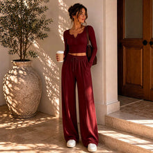 Conjunto Canalé Top y Pantalón Palazzo Mujer